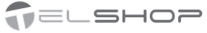 logo telshop grigio